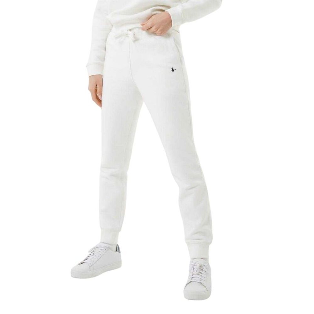 Jack Wills Womens/Ladies Astbury Pheasant Slim Joggers / Vintage White Faded Whi